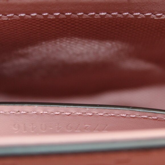 NWT Gucci GG Embossed Pink Super Mini Shoulder Bag Crossbody 772794 - Picture 10 of 10